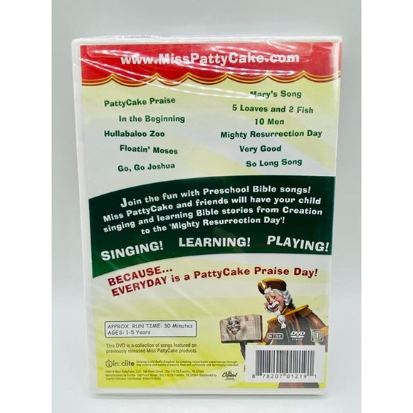 Miss Patty Cake DVD Lot of 2 Movies, Religious Kids Bible - Picture 8 of 10